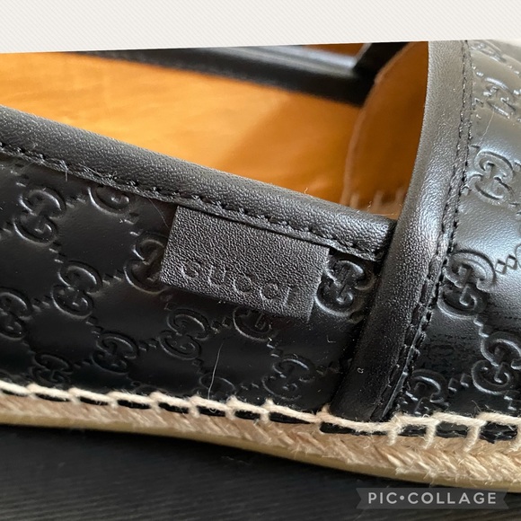 ✨SALE✨Like New!!!Gucci Leather Espadrilles - Picture 7 of 12